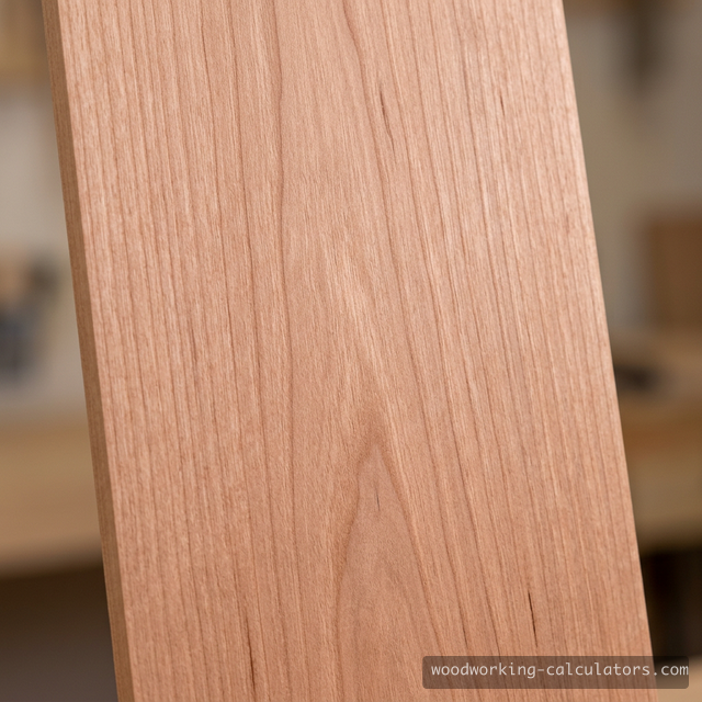 Cherry wood grain with warm pinkish-brown tones